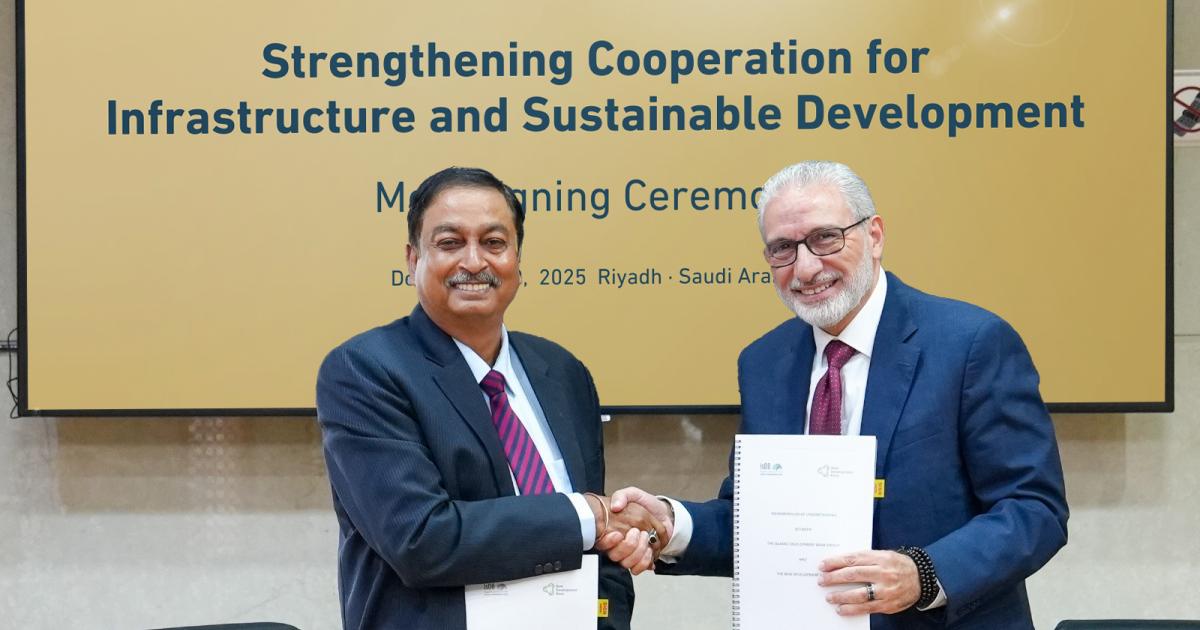 Islamic Development Bank Group and New Development Bank Sign MoU to Strengthen Cooperation in Infrastructure and Sustainable Development
